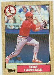 1987 Topps Baseball Cards      647     Tom Lawless